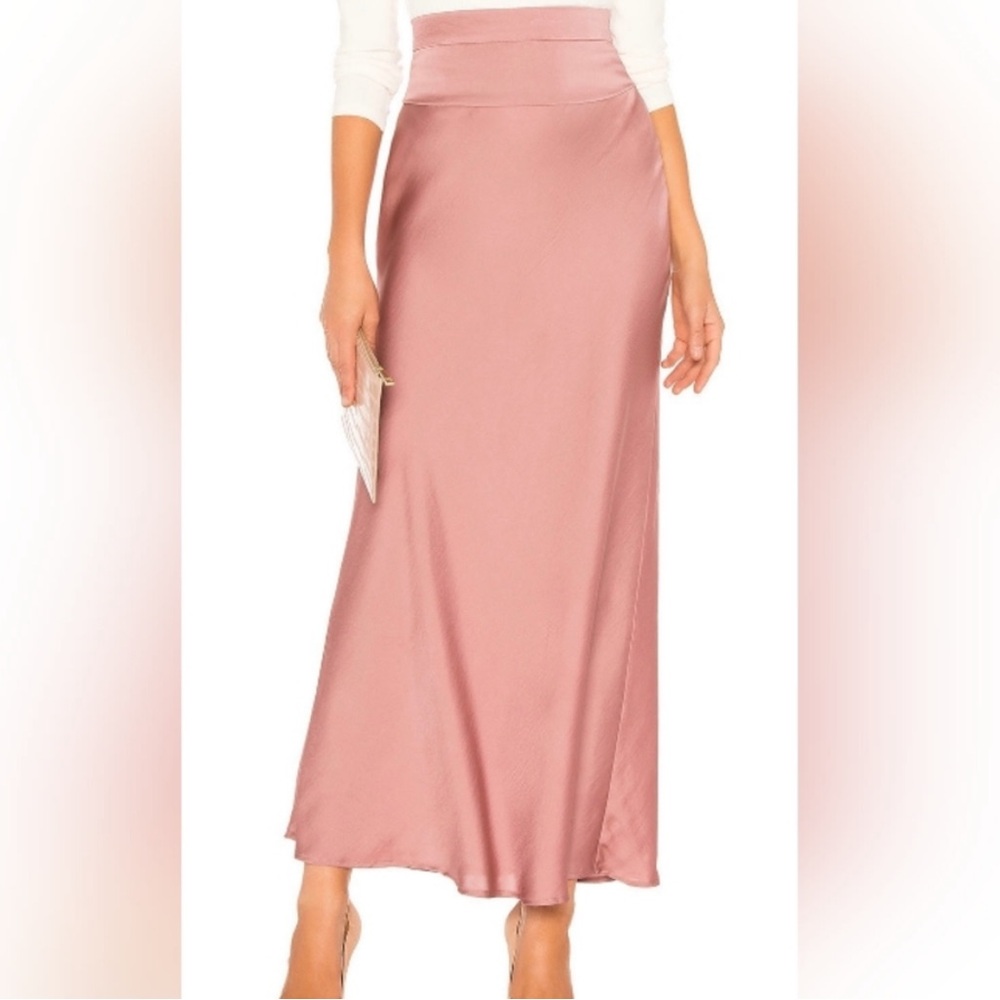 Free People Pink Midi Skirt